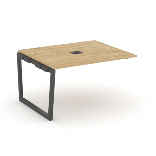 Style Project Проходной наб. элем. перег. стола SN-5T2.NSPRG-034 Акация Лорка/Металл Антрацит/Заглуш фото 22