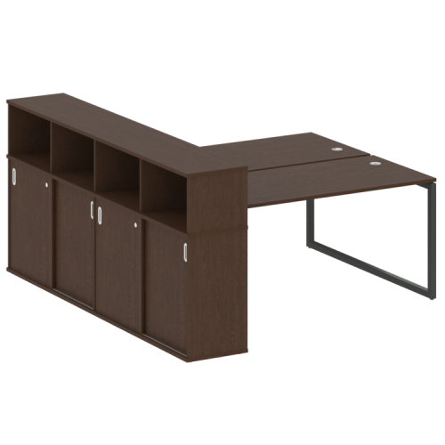 Бенч-система с шкафом-купе на О-обр. м/к Metal System Quattro 40БО.РС-СШК-4.4 фото 11