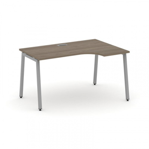 Style Project Стол рабочий эргоном. SN-4A.SPA-001(R) Белый/Металл Белый 1380*600/980*750 фото 5