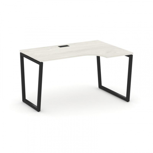 Style Project Стол рабочий эргоном. SN-4T2.SPA-001(R) Акация Лорка/Металл Антрацит/Заглушка Пластик фото 6 Style Project Стол рабочий эргоном. SN-4T2.SPA-001(R) Акация Лорка/Металл Антрацит/Заглушка Пластик фото 6