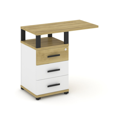 Тумба приставная с 3 ящиками Concept CN.TUS-002 W фото 6