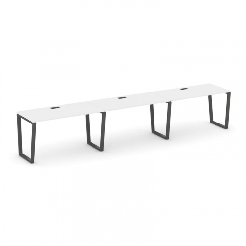 Style Project Рабочая станция 1 сторон. SN-6T2.ORS-042 Акация Лорка/Металл Антрацит/Заглушка Пластик фото 26