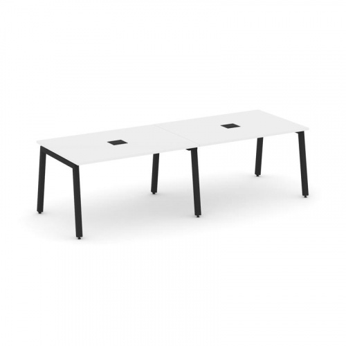 Style Project Стол переговорный SN-5A.SPRG-014 Акация Лорка/Металл Белый 3160*980*750 фото 8