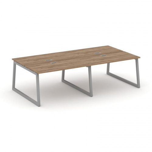 Style Project Рабочая станция 2-х сторон. SN-5T1.DRS-032 Акация Лорка/Металл Антрацит/Заглушка Пласт фото 9