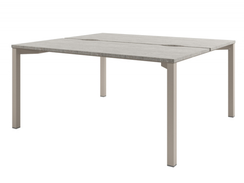 Стол тандем на металлокаркасе D-42 фото 4