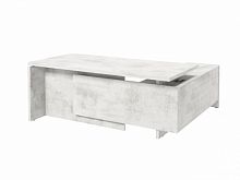 Стол с опорной тумбой FB-119L.DD Хромикс белый