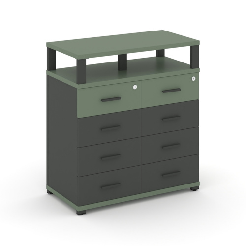 Тумба приставная c 8 ящиками и надставкой Concept CN.TSP-015 A Тумба приставная c 8 ящиками и надставкой Concept CN.TSP-015 A