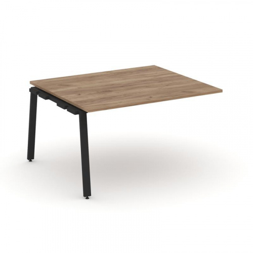 Style Project Проходной наб. элем. перег. стола SN-6A.NSPRG-033.3 Дуб Наварра/Металл Белый 1380*1180 фото 15