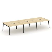 Style Project Рабочая станция 2-х сторон. SN-5A.DRS-061 Акация Лорка/Металл Антрацит 2940*1232*750