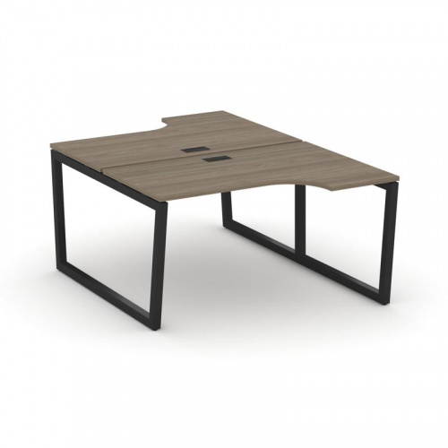 Style Project Рабочая станция эргоном. SN-5T2.DRPA-012 Акация Лорка/Металл Антрацит/Заглушка Пластик фото 7