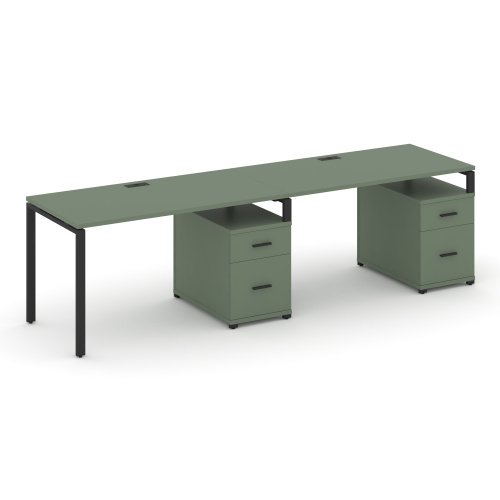 Бенч-система на 2 места с 2 опорными тумбами Concept CN.ORS-313