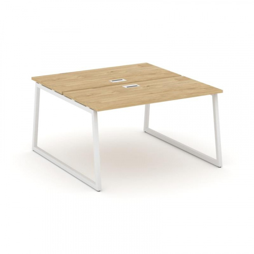 Style Project Рабочая станция 2-х сторон. SN-4T1.DRS-001 Акация Лорка/Металл Антрацит/Заглушка Пласт фото 3