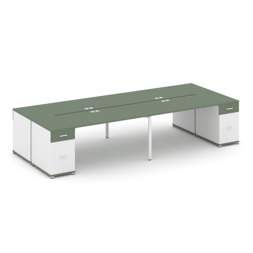 Бенч-система на 4 места с 2 опорными тумбами Concept CN.DRS-429 фото 5