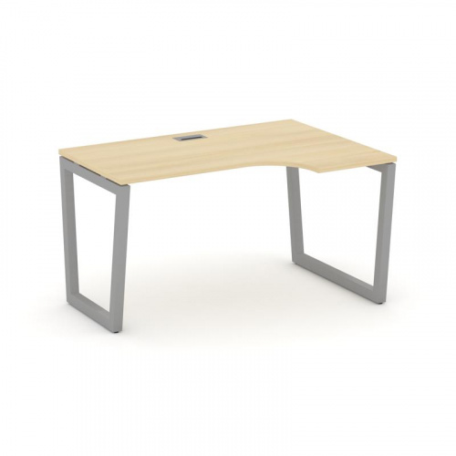 Style Project Стол рабочий эргоном. SN-5T2.SPA-011(R) Акация Лорка/Металл Антрацит/Заглушка Пластик фото 20