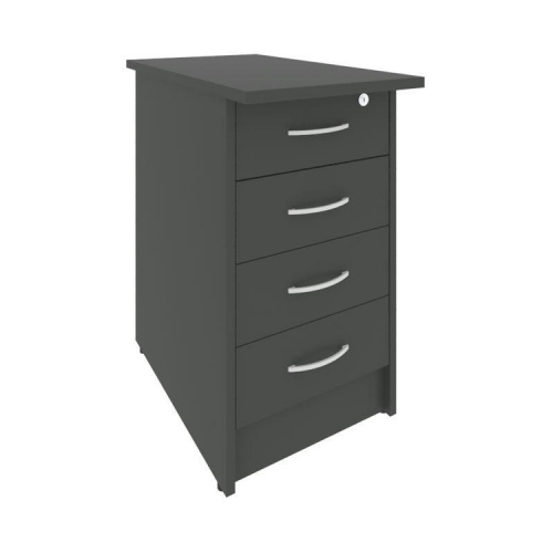 Тумба приставная на 4 ящика с замком Riva А.ТП-4.2F-S фото 2