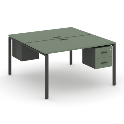 Бенч-система на 2 места с подвесными тумбами Concept CN.DRS-115 фото 2