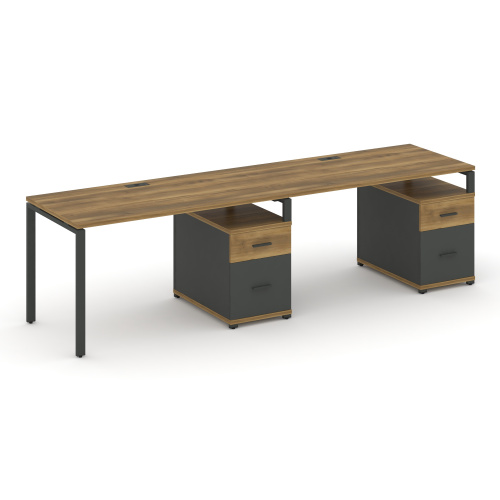 Бенч-система на 2 места с 2 опорными тумбами Concept CN.ORS-314