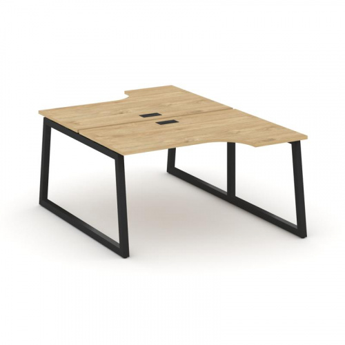 Style Project Рабочая станция эргоном. SN-5T1.DRPA-012 Акация Лорка/Металл Антрацит/Заглушка Пластик