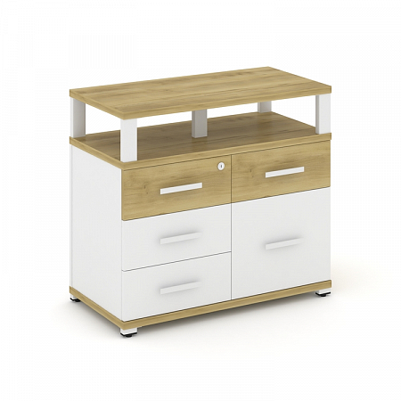 Тумба приставная с 4 ящиками Concept CN.TSP-012 W