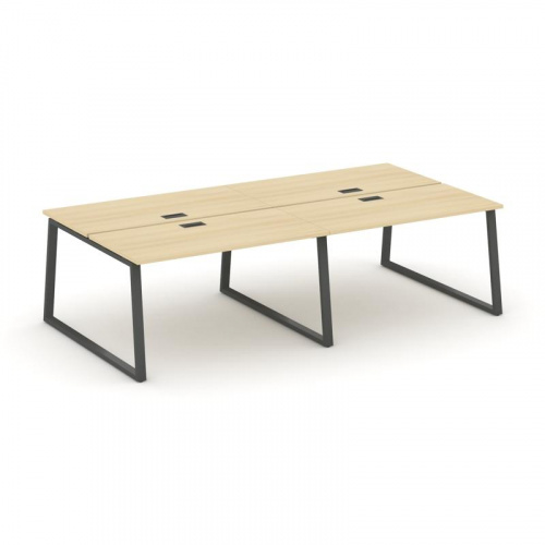 Style Project Рабочая станция 2-х сторон. SN-6T1.DRS-053 Акация Лорка/Металл Антрацит/Заглушка Пласт фото 28