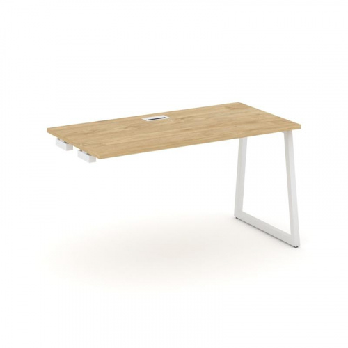 Style Project Стол-приставка к опор. элем. SN-4T1.OPRS-011 Акация Лорка/Металл Антрацит/Заглушка Пла фото 3