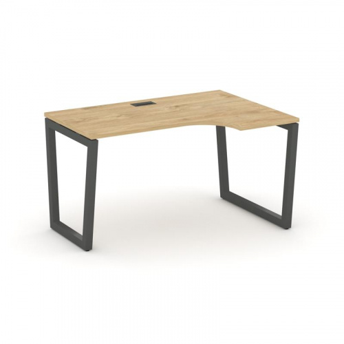 Style Project Стол рабочий эргоном. SN-5T2.SPA-011(R) Акация Лорка/Металл Антрацит/Заглушка Пластик фото 22