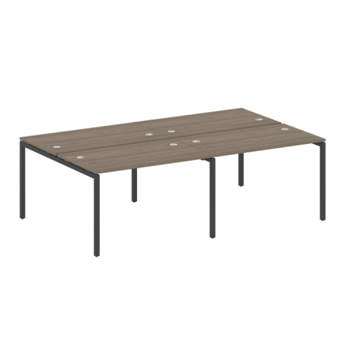 Бенч-система на 4 места на П-обр. м/к Metal System Quattro 40БП.СМ-4.2  фото 2