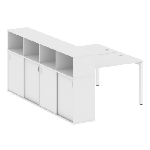 Бенч-система с шкафом-купе на П-обр. м/к Metal System Quattro 50БП.РС-СШК-4.2 фото 14 Бенч-система с шкафом-купе на П-обр. м/к Metal System Quattro 50БП.РС-СШК-4.2 фото 14