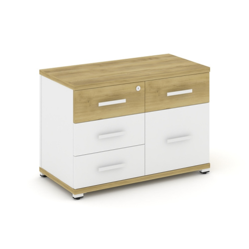 Тумба приставная с 2 ящиками Concept CN.TSP-010 W фото 3