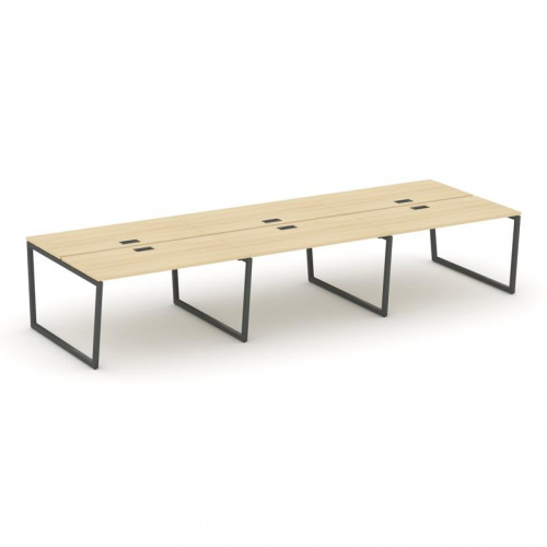 Style Project Рабочая станция 2-х сторон. SN-4T2.DRS-084 Акация Лорка/Металл Антрацит/Заглушка Пласт фото 28