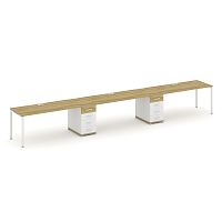 Бенч-система на 3 места с 2 опорными тумбами Concept CN.ORS-436