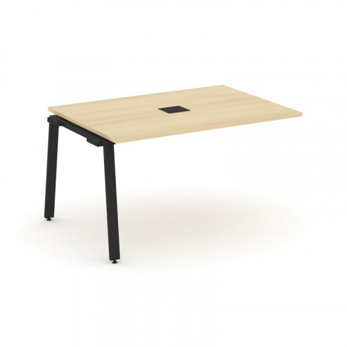 Style Project Проходной наб. элем. перег. стола SN-6A.NSPRG-001 Дуб Табак/Металл Белый 980*980*750 фото 5