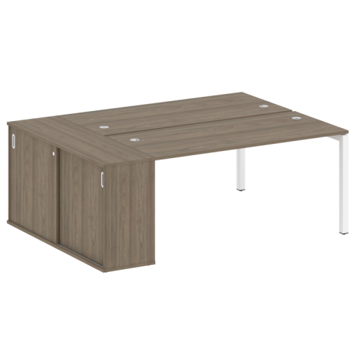 Бенч-система с шкафом-купе на П-обр. м/к Metal System Quattro 50БП.РС-СШК-1.4 фото 3 Бенч-система с шкафом-купе на П-обр. м/к Metal System Quattro 50БП.РС-СШК-1.4 фото 3