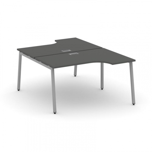 Style Project Рабочая станция эргоном. SN-4A.DRPA-012 Дуб Табак/Металл Антрацит 1580*1432/1992*750