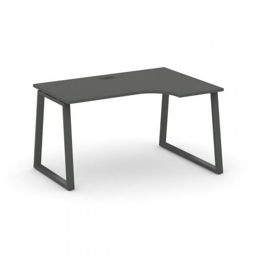 Style Project Стол рабочий эргоном. SN-6T1.SPA-001(R) Акация Лорка/Металл Антрацит/Заглушка Пластик фото 27