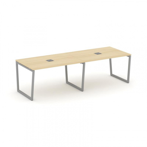 Style Project Стол переговорный SN-4T2.SPRG-011 Акация Лорка/Металл Антрацит/Заглушка Металл Антраци фото 20