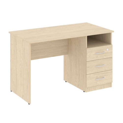 Nova S Стол письменный с тумбой правый В.СПТ-2 (R) Бук Артизан 1200*650*750 фото 2