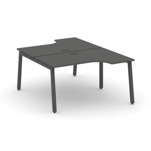 Style Project Рабочая станция эргоном. SN-5A.DRPA-012 Дуб Наварра/Металл Антрацит 1580*1432/1992*750 фото 17