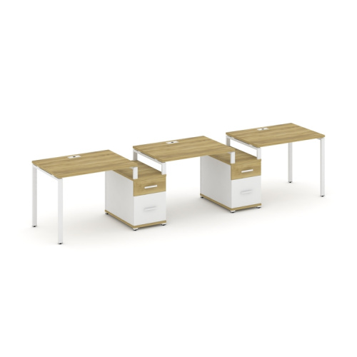 Бенч-система на 3 места с 2 опорными тумбами Concept CN.ORS-329 фото 11