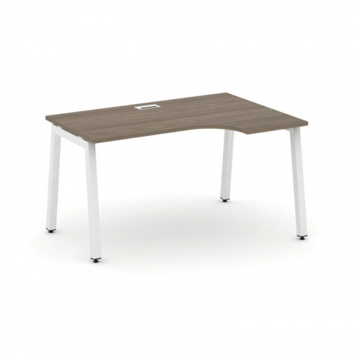 Style Project Стол рабочий эргоном. SN-5A.SPA-002(R) Дуб Табак/Металл Антрацит 1580*600/980*750 фото 20