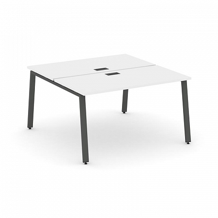 Style Project Рабочая станция 2-х сторон. SN-6A.DRS-003 Белый/Металл Антрацит 1380*1232*750