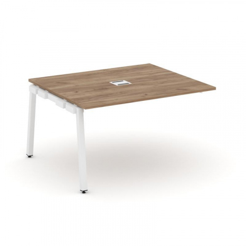 Style Project Проходной наб. элем. перег. стола SN-5A.NSPRG-033 Дуб Табак/Металл Белый 1380*1180*750 фото 28