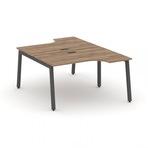 Style Project Рабочая станция эргоном. SN-5A.DRPA-012 Дуб Наварра/Металл Антрацит 1580*1432/1992*750 фото 22