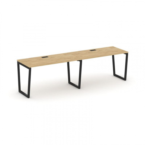 Style Project Рабочая станция 1 сторон. SN-4T2.ORS-023 Акация Лорка/Металл Антрацит/Заглушка Пластик