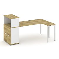 Стол эргономичный с опорным распашным шкафом Concept CN.SA-214(R)