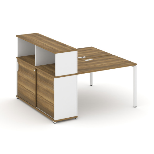 Бенч-система с опорным шкафом-купе с надставкой Concept CN.DRS-238 фото 8