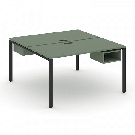 Бенч-система на 2 места с подвесными тумбами Concept CN.DRS-103