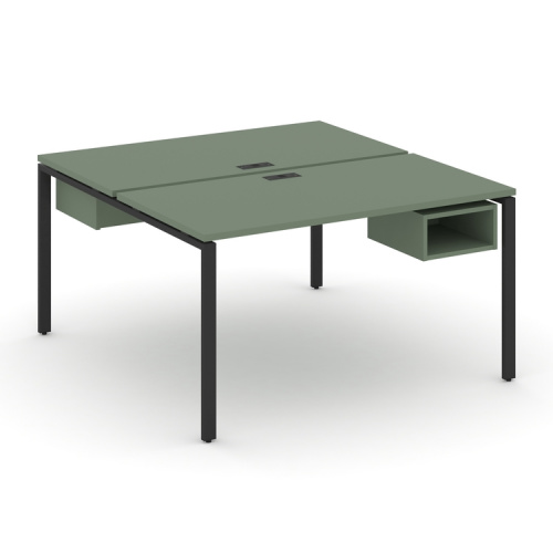 Бенч-система на 2 места с подвесными тумбами Concept CN.DRS-104