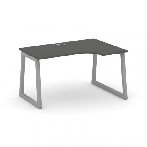 Style Project Стол рабочий эргоном. SN-5T1.SPA-021(R) Акация Лорка/Металл Антрацит/Заглушка Пластик фото 18