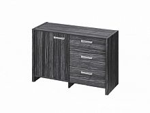 Тумба двухсекционная FI-12-01.D. Древесина Графит